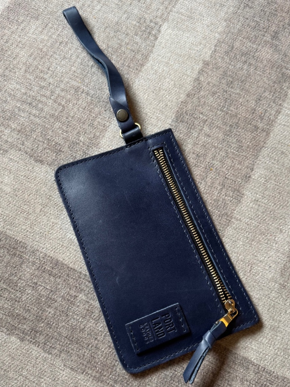 Cowboy blue Portland leather leather wristlet wallet 💙